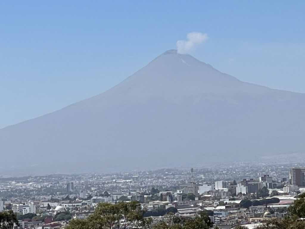 Popocatepatl active volcano